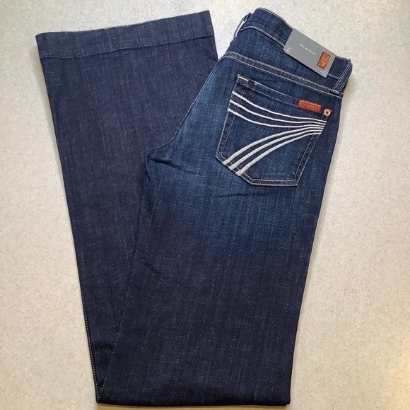 7 For All Mankind Denim - 7 For All Mankind Jeans 28X35 Dojo In NYD NWT!